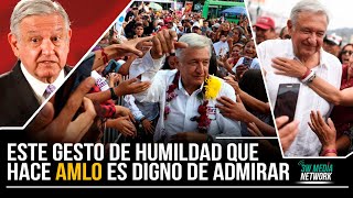 QUEDA EVIDENCIADO EN VÍDEO COMO UNA PEQUEÑA COMUNIDAD DETIENE A AMLO PRESIDENTE DE MEXICO