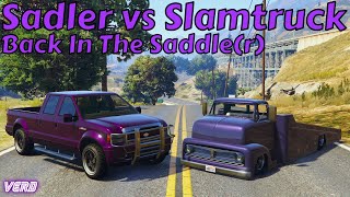 Back In The Saddle(r): Car v Car/Sadlers vs Slamtrucks - GTA V PS5