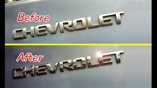 تلميع الكروم ونواكل السيارة - Polishing Chrome Parts