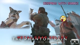 Derping with Rock Hard Snake (Metal Gear Solid 5 Phantom Pain) [MGS5]