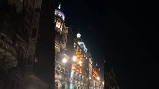 insane Mumbai Taj hotel night view on 2023