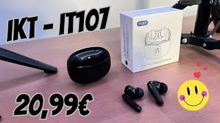 Review y umboxing de Auriculares Bluetooth IKT - IT107 probamos otros cascos chinos de AMAZON