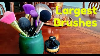 My largest brushes