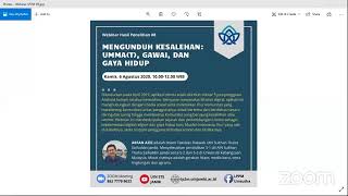 Webinar Hasil Penelitian #8 Mengunduh Kesalehan: Umma(t), Gawa, dan Gaya Hidup