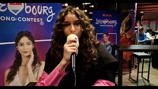 Interview with Naomi Ayé ("Paumée Sur Terre", Luxembourg Song Contest 2024 / Eurovision)