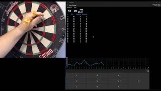 100 Darts auf Zufallszahlen   #training #darts #dart #video #videos