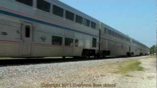 Amtrak 156 phase I (Texas eagle) at Terrell, Tx. 05/28/2011