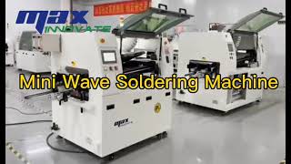 Mini wave soldering machine is used for THT chips welding