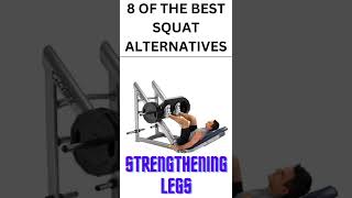 8 OF THE BEST SQUAT ALTERNATIVES | Substitude Of Squats | Leg Strength Workout | #shorts