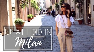 WHAT I DID IN MILAN | Travel Vlog | JASMINA BHARWANI