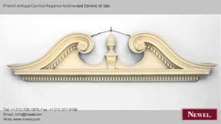 French Antique Cornice Regence Architectural Elements for