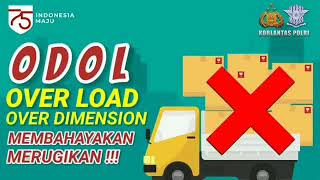 Stop Kecelakaan dengan menghentikan tindakan ODOL (Over Dimensi Over Load) saat membawa muatan baran