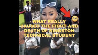 Kingston Technical girl St@bbed to death in school fight by classmate #jamaica #news#school#students