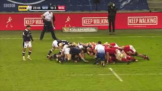 Stuart Hogg Try v Wales 2021 - Scotland v Wales