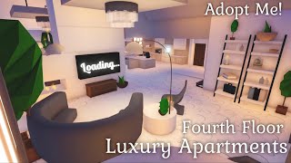 Luxury Apartments - Fourth Floor -  Speed Build and Tour - Modern Chic Whimsical Glam - Adopt Me!