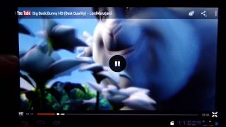 Big Buck Bunny na Lenovo IdeaTab A2107A-H (youtube app, HD, SD)