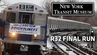 The Last R32 Subway Ride - January 9th 2022 Tribute