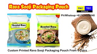 Custom Printed Rava Sooji Packaging Pouch