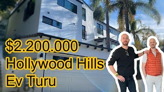 2.2 MILYON DOLARLIK HOLLYWOOD HILLS EV TURU | Amerika’da Lüks Ev Turu | Airbnb ile para kazanma