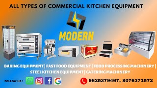 Modern Kitchen Equipment | All types of Commercial Kitchen Equipment | Introduction