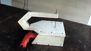 Membuat scroll saw menggunakan mesin bor