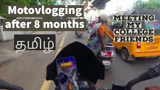 Motovlogging after 8 months | Meeting my Friends after an year | Dji Osmo Action | Wecritic |