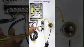 how to sensor wiring with relay and lamp in tamil channel