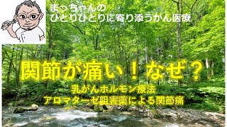 関節が痛い！なぜ？　乳がんホルモン療法『アロマターゼ阻害薬による関節痛』