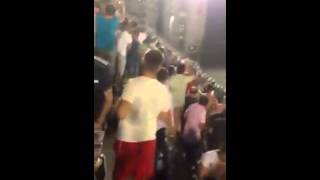 Kukesi - Legia Warszawa 30.07.2015| Armata e Veriut clash with Legia fans|