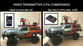 Range Comparison VTX MAX SOLO Vs TS832