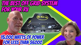 Best Battery system for an RV | 15,000 watts of power for under $6,000 | Best boondocking system