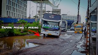 HARUS SABAR!! HUNTING AGEN BUS CIKARANG,JALAN PENUH LUBANG..