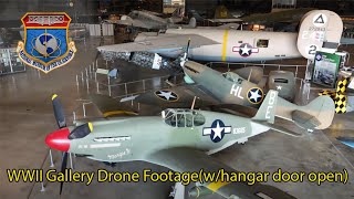 WWII Gallery Drone Footage(w/hangar door open)