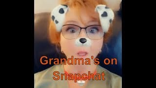 what does grandma do when the kids are gone? (Snapchat)