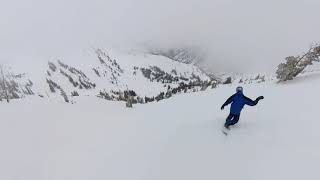 Skiing Pow at Snowbird 5/8/24