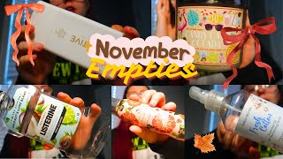 November Empties | Let's Talk Trash