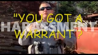 COP OWNED: "GET OFF MY PROPERTY NOW!!