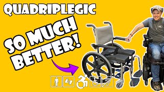 New Shower/Commode Wheelchair - Initial Reaction (Zum SP by RAZ Design) | Quadriplegic (C5,C6,C7)