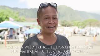 Lahaina Fire Relief Donation Drive Day 6 Update