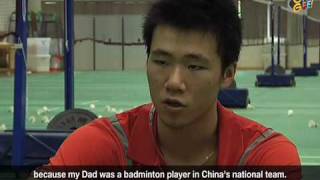 Huang Chao represents Singapore in YOG boys' singles badminton