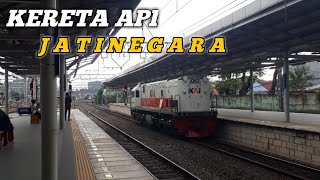 HUNTING DI STASIUN SIBUK JATINEGARA || BANYAK KERETA JARAK JAUH DAN KRL