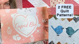 Valentine Quilt Finishes! Fat Quarter Shop Cupid Box