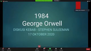 Novel 1984 Karya George Orwell - Pdt (Em). Stephen Suleeman, Th.M.