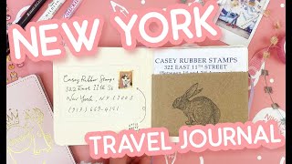 Travel Journal Flip Through ✈️ New York 🍎