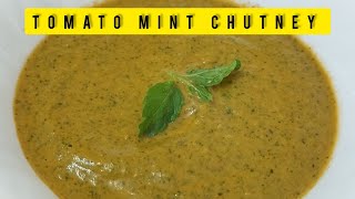 South Indian Tomato and mint chutney 😍 | Perfect with Dal and Rice | टमाटर और पुदीने की चटनी