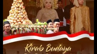 Kirab budaya kirap tumpeng ketupat coklat