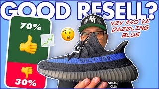 SELL OR HOLD!? Yeezy 350 v2 Dazzling Blue Resale Profit - BEST YEEZY INVESTMENT