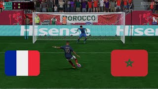 FIFA 23 - FRANCE VS MOROCCO | PENALTY SHOOTOUT | GAMEPLAY PC #football #footballlive