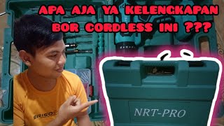 REVIEW KELENGKAPAN BOR CORDLESS NTR PRO 10MM