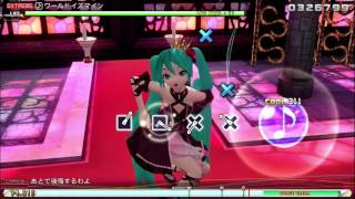 [初音ミク Project Diva Future Tone] ワールドイズマイン Extreme -102 40% Perfect